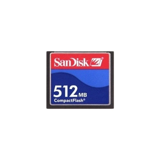 Sandisk Cf 512 Mb Compact Flash Kart