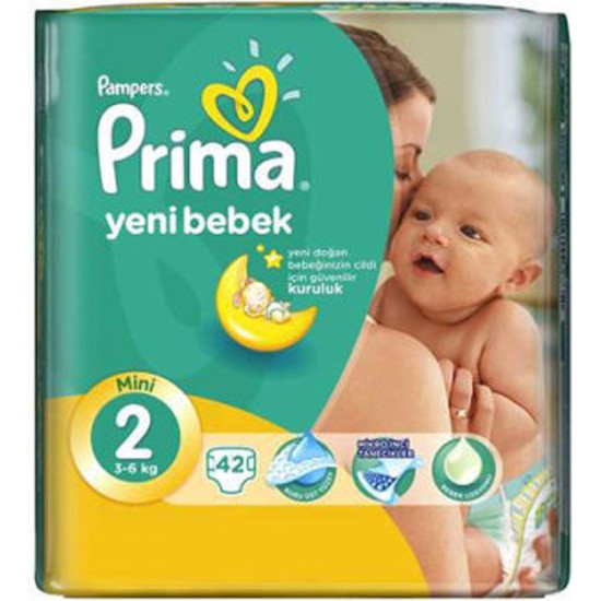 Prima Bebek Bezi Aktif Bebek Mini 2 Beden 42 Adet Fiyatı