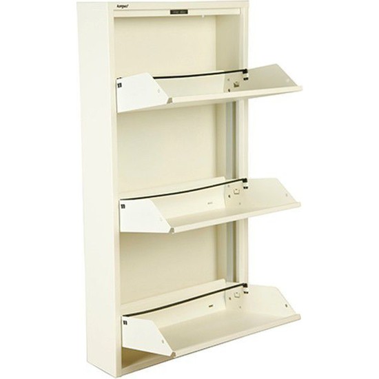 Evdemo Ae3043 Ceha 3 Lü Metal Ayakkabılık Krem Fiyatı