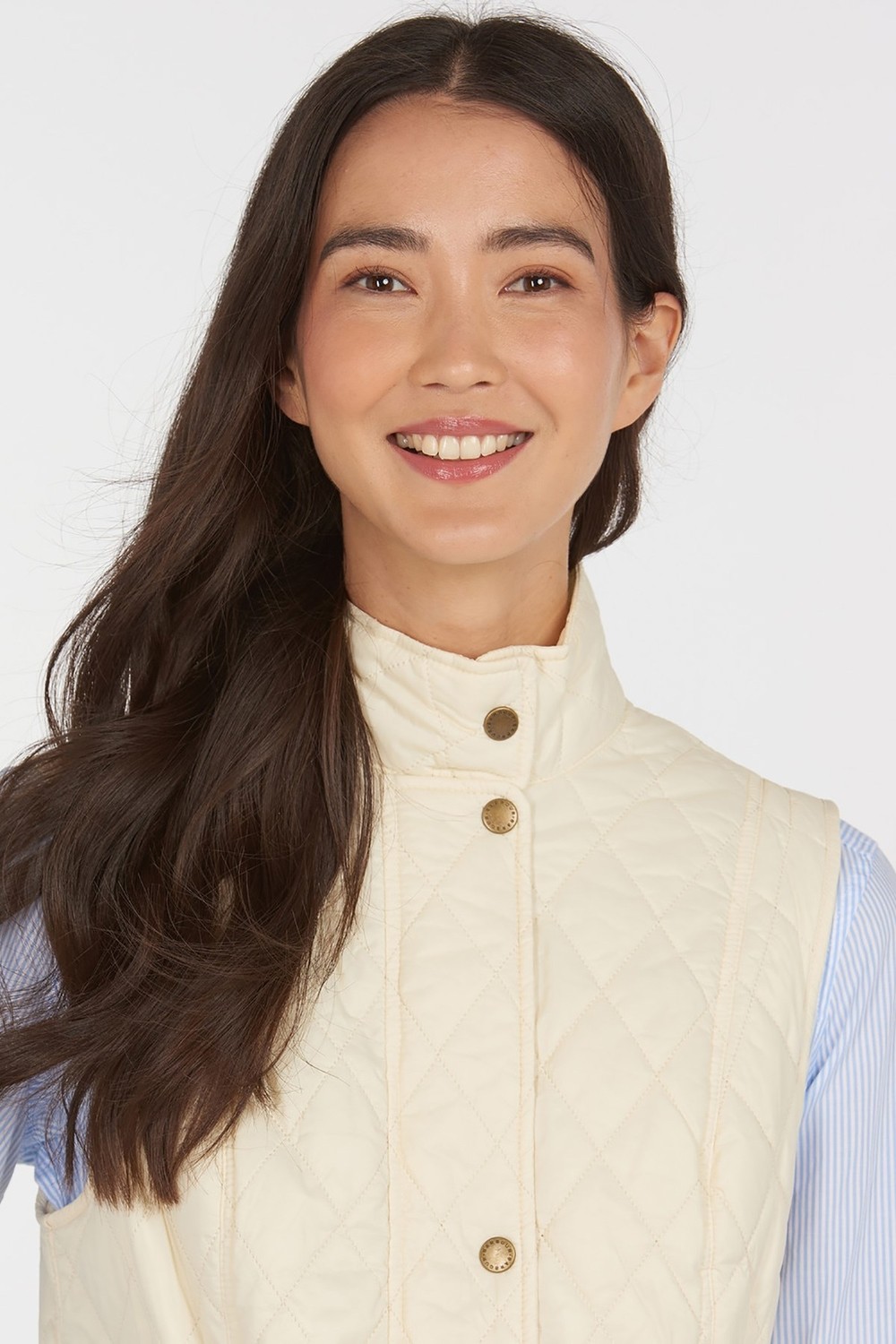 Barbour Otterburn Yelek CR31 Summer Pearl görsel 4
