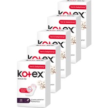 Kotex Uzun Günlük Parfümsüz Ped 28'li Beşli Set