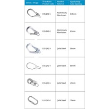 Eksed Eks 242-4 Şok Emicili Çift Bacaklı Dikişli Lanyard