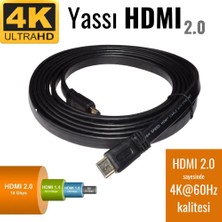 IRENIS 4K Yassı HDMI 2.0 Kablo 4K 60Hz - 50 cm