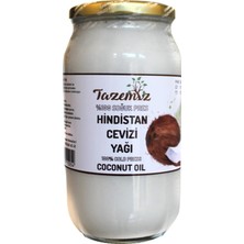 Tazemiz Hindistan Cevizi Soğuk Sıkım Yağı 1 Lt