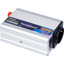 Technomax Inverter Çevirici 12V DC-220V AC(600) TM9201