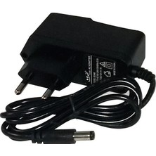 Kasa Adaptörü 12V 1A 5.5*2.5, 1.2 mt Kablolu Plastik Kasa Adaptörü Tecmo B2448
