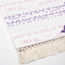 Luxury Home Exclusive Saray Saçaklı Dijital Halı Tamara Renkli̇