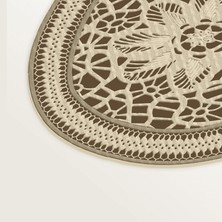 Exclusive Saray Figürlü Dijital Halı Amelia Krem