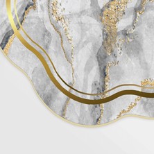 Exclusive Saray Figürlü Dijital Halı Nadia Gri