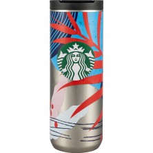 Starbucks®  Çiçek Tasarımlı Termos - 473 ml