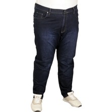 ModeXL Büyük Beden Erkek Pantolon Kot  Classics 19702 Lacivert