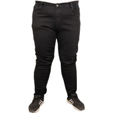 ModeXL Büyük Beden Erkek Pantolon Kot  Classics 20900 Siyah