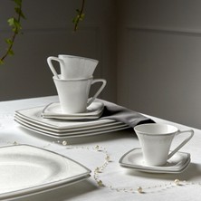 Karaca Fine Pearl Sedef 86 Parça 12 Kişilik İnci Yemek Takımı