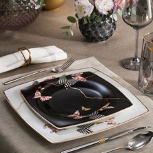 Karaca Fine Pearl Unique 62 Parça 12 Kişilik İnci Yemek Takımı Kare