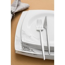 Karaca Fine Pearl Sufi 86 Parça İnci Yemek Takımı