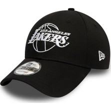 New Era Siyah Erkek Şapka - Nba Essential Outline 940 Loslak