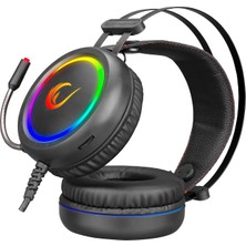 Rampage Stormy 7.1 USB Siyah Surround Oyuncu Kulaklık+Mikrofon