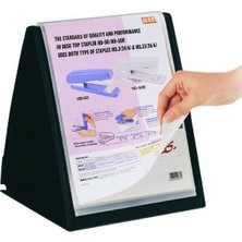Serve Prezentasyon Dosyası Dikey A4 Siyah 20'li SV6006