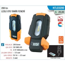 Nt Lights 200 Lm Ledli Oto Tamir Feneri