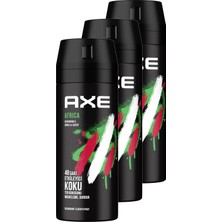 Axe Africa Erkek Deodorant 150 ml 3'lü Set