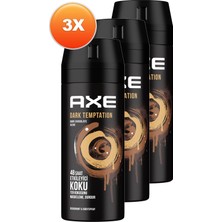 Axe Dark Temptation Erkek Deodorant 150 ml 3'lü Set