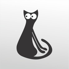 Technopa Folyo Sticker Kedi 118 50 cm Uzunluk Dekoratif Sticker