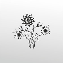 Technopa Folyo Sticker  Ayçiçeği 160 cm Uzunluk Dekoratif Sticker