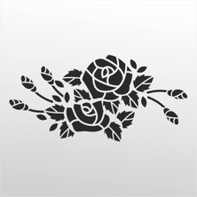 Technopa Folyo Sticker Gül 60 cm Uzunluk Dekoratif Sticker