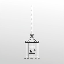 Technopa Folyo Sticker Kuş Kafesi 111 90  cm Uzunluk Dekoratif Sticker