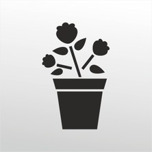 Technopa Folyo Sticker Lale 102 50 cm Uzunluk Dekoratif Sticker