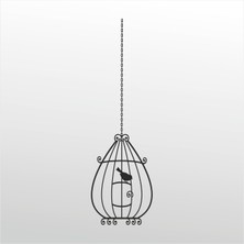 Technopa Folyo Sticker Kuş Kafesi 113 200 cm Uzunluk Dekoratif Sticker