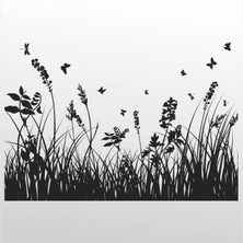 Technopa Folyo Sticker Kelebek 104 20 cm Uzunluk Dekoratif Sticker