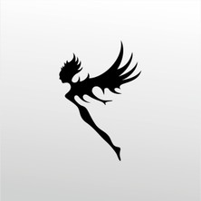 Technopa Folyo Sticker Melek Kanatları 160 cm Uzunluk Dekoratif Sticker