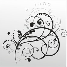 Technopa Folyo Sticker Çiçek Deseni 150 100 cm Uzunluk Dekoratif Sticker