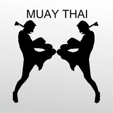 Technopa  Folyo Sticker Muay Thai 40  cm Uzunluk Dekoratif Sticker