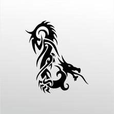 Technopa  Folyo Sticker Ejderha 118 40  cm Uzunluk Dekoratif Sticker