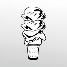 Technopa  Folyo Sticker Dondurma 60  cm Uzunluk Dekoratif Sticker