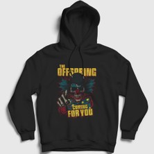 Presmono Unisex Siyah Clown The Offspring Kapüşonlu Sweatshirt