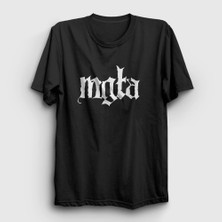 Presmono Unisex Siyah Logo Mgla T-Shirt