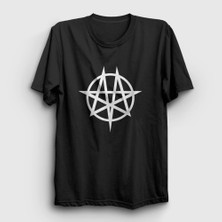 Presmono Unisex Siyah Moongram Moonspell T-Shirt