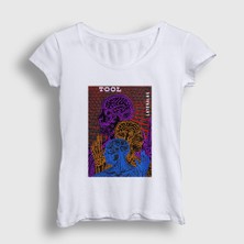 Presmono Kadın Beyaz Lateralus V2 Tool T-Shirt