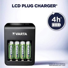 Varta LCD Plug Charger+ 4xaa 2100MAH