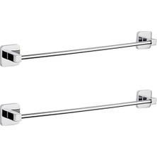 Arçe Tema Banyo Kare Uzun Havluluk 40 cm 2 Adet