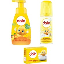 Dalin Köpük Sabun Mango 200ML + Bıcı Bıcı Bebek Kolonyası 150ML + Dalin Sabun 100GR