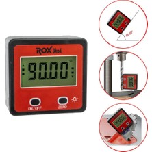 Rox Wood 0095 Dijital Mıknatıslı Açı Ölçer