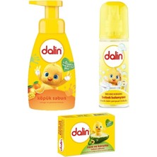 Dalin Köpük Sabun Mango 200ML + Bıcı Bıcı Bebek Kolonyası 150ML + Dalin Avokado Sabun 100GR