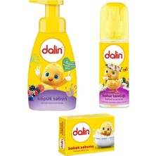 Dalin Köpük Sabun Orman Meyveleri 200ML + Bahar Tazeliği Bebek Kolonyası 150ML + Bebek Sabunu 100GR