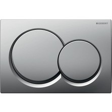 Geberit ALPHA01 Kumanda Paneli, 2 Kademeli Deşarj Için, Mat Krom - 115.035.46.1
