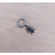 Hdmarketim Çelik Klips Sallantılı Kadın Erkek Küpe Stainless Steel Kararmaz Örümcek Küpe