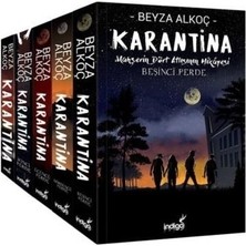 İndigo Kitap Beyza Alkoç'un Karantina Seti Ciltsiz 1-2-3-4-5 1336 Sayfa Edebiyat Eseri
